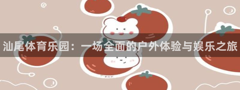 vsport体育官方正版app官方：汕尾体育乐园：一场全面的