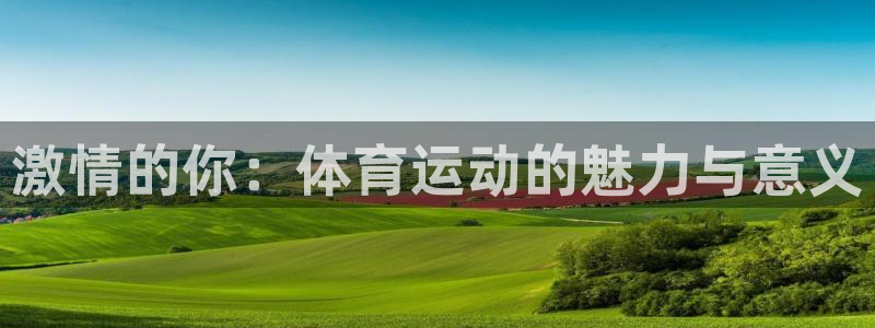vsport体育官方正版app集团官网首页：激情的你：体育运